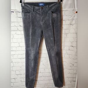 Womens Old Navy Veleour pants, Size 8, gray